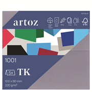 1001 Pkg 5 Tischkarten graphit