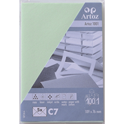 1001 emb. 5 envel. C7 menthe