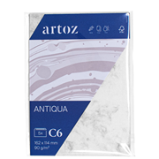 Antiqua emb. 5 envel. C6 gris