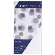 Perle emb. 5 envel. blanc