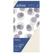 Perle emb. 5 envel. ivoire