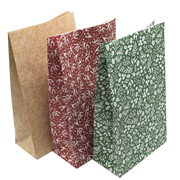 Sacs en papier rouge assortis