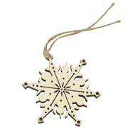 bois lasercut flocon de neige 3
