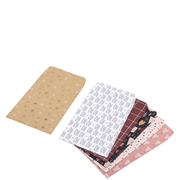 Sacs en papier plats petits, light coral