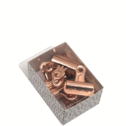 clips métalliques cuivre