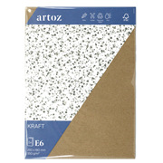 Kraft Pkg 5 Karten E6 kraft