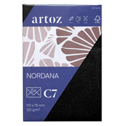 Nordana emb. 5 envel. C7 black glow