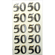 A-W: 50 or/argent
