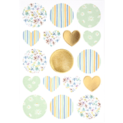 Autocollant mélangé