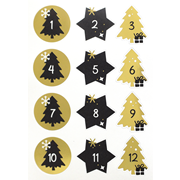 Sticker Advent Mix