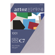 1001 Pkg 5 Kuverts C7 lichtgrau