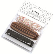 Rubans cadeaux assortis, cuivre