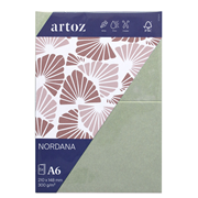 Nordana Pkg5 Karte A6 olive glow