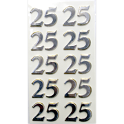 A-W: 25 gold/silber