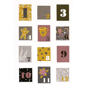 Autocollant Timbres de l'Avent