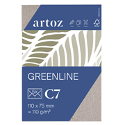 Green Line Pkg 5 Kuverts <C7 beech