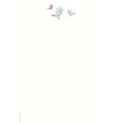Designpapier: Kindervögel