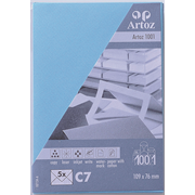 1001 Pkg 5 Kuverts C7 azur