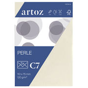 Perle emb. 5 envel. C7 ivoire