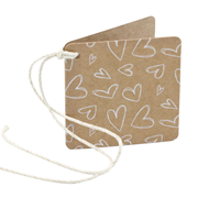 Hangtag Kraft Herz basic