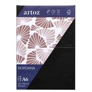 Nordana Pkg5 Karte A6 black glow