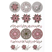 Sticker Weihnachtsblumen