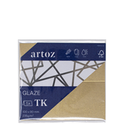 Glaze emb. 5 cart./table gold shine