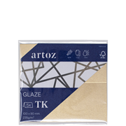 Glaze emb. 5 cart./table bronze shine