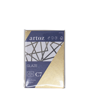 Glaze emb. 5 envel. C7 gold shine